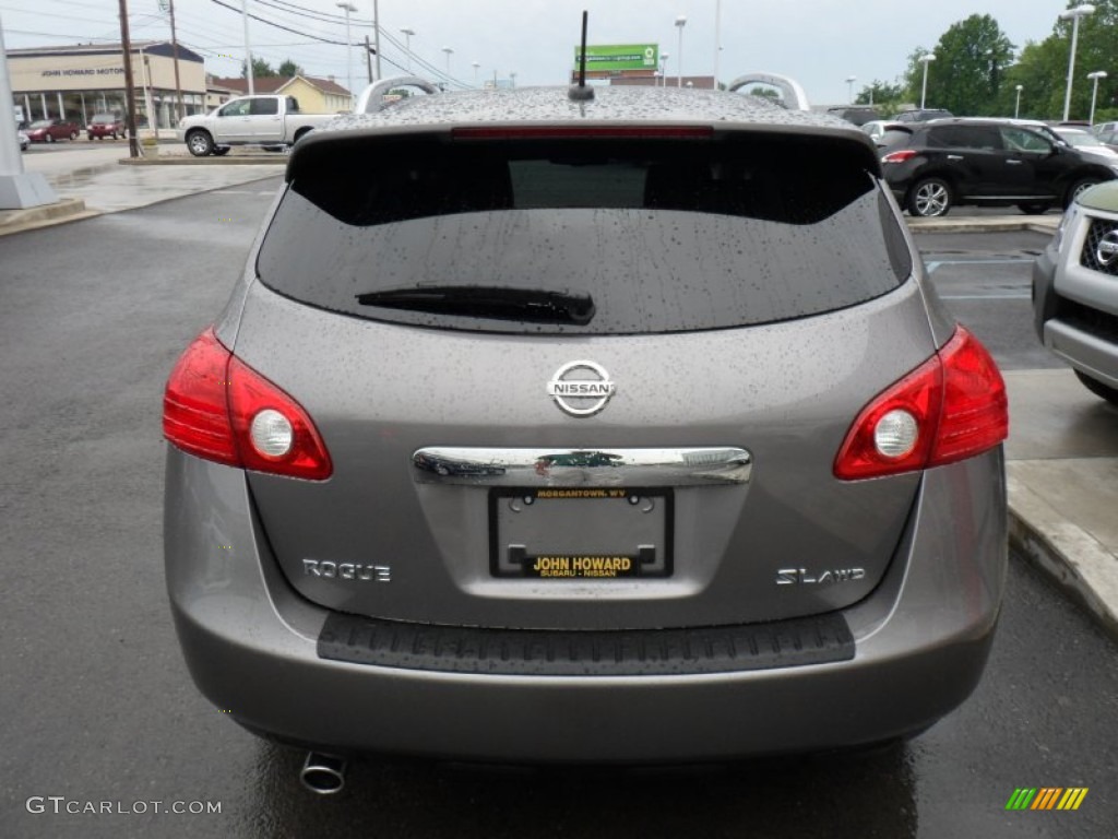 2011 Rogue SL AWD - Platinum Graphite / Black photo #8