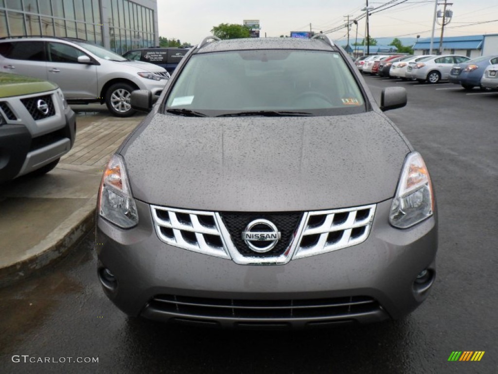 2011 Rogue SL AWD - Platinum Graphite / Black photo #11