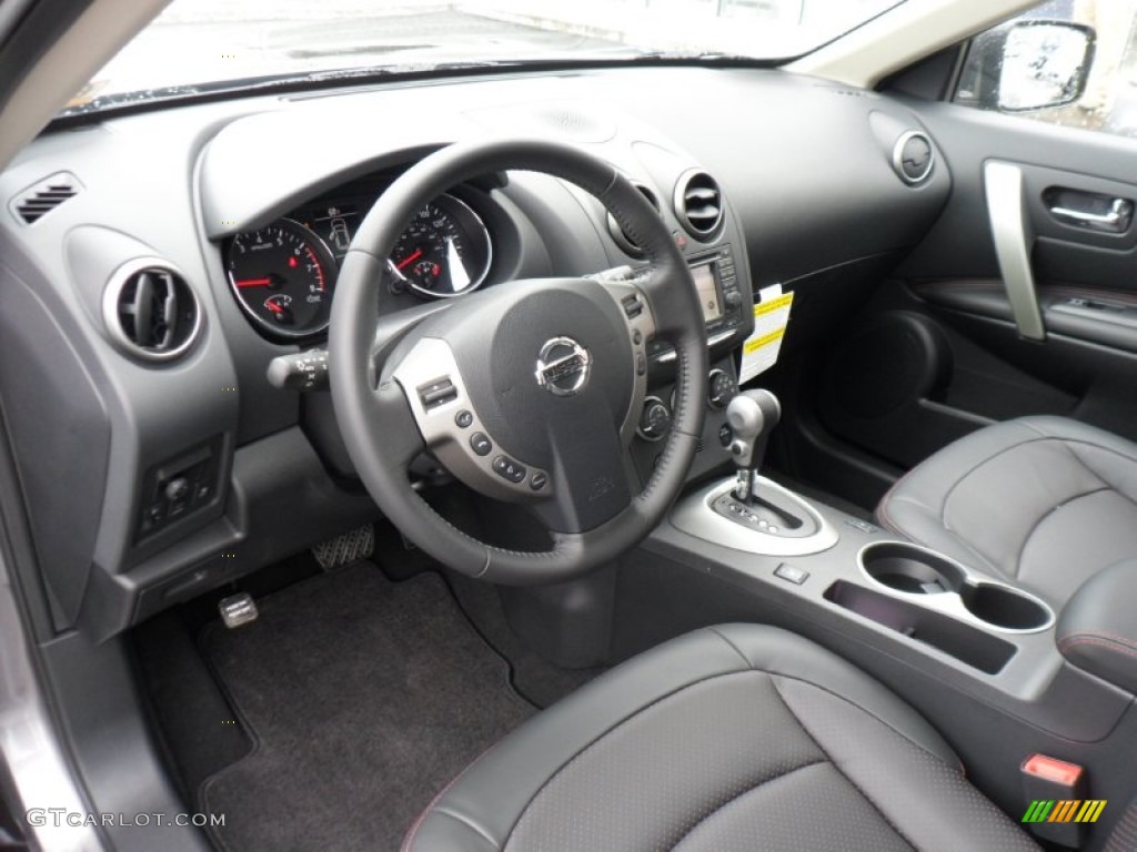 2011 Rogue SL AWD - Platinum Graphite / Black photo #13