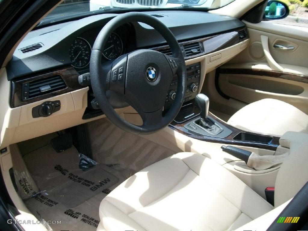 2008 3 Series 328xi Sedan - Monaco Blue Metallic / Beige photo #10