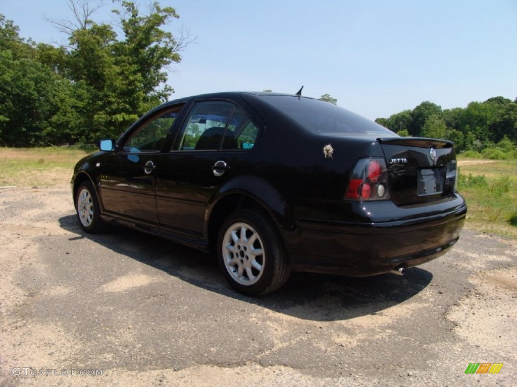 2001 Jetta GLS Sedan - Black / Beige photo #7
