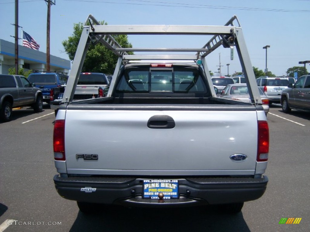 2002 F150 XL Regular Cab 4x4 - Silver Metallic / Medium Graphite photo #5