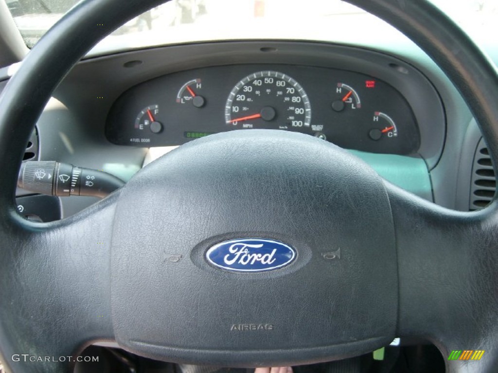 2002 F150 XL Regular Cab 4x4 - Silver Metallic / Medium Graphite photo #13