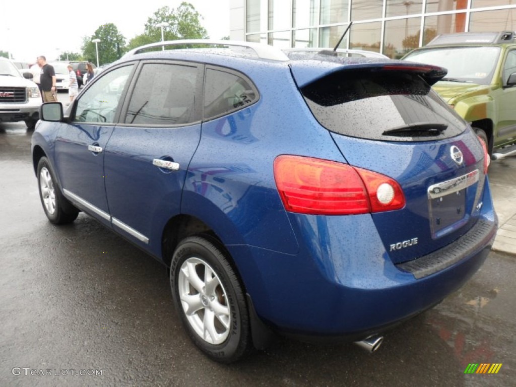 2011 Rogue SV AWD - Indigo Blue Metallic / Gray photo #7