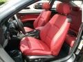 Coral Red/Black Dakota Leather Interior Photo for 2010 BMW 3 Series #50293293