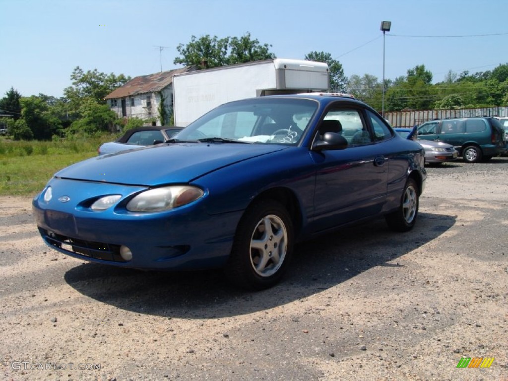1998 Escort ZX2 Coupe - Atlantic Blue Metallic / Gray photo #1