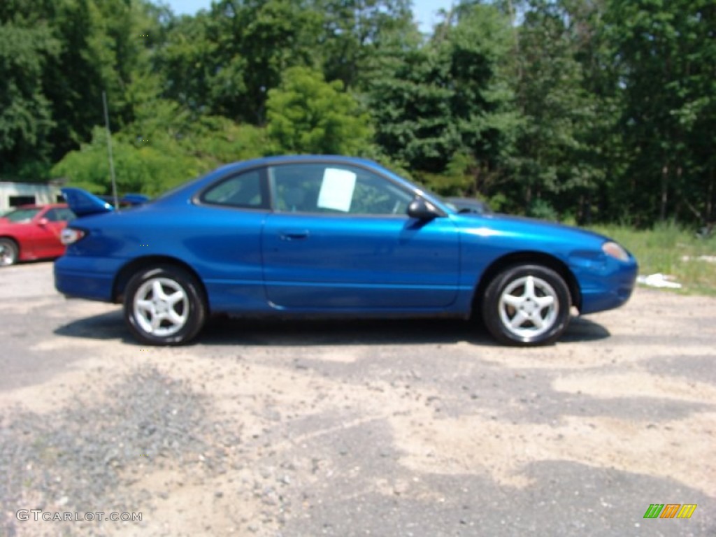 1998 Escort ZX2 Coupe - Atlantic Blue Metallic / Gray photo #4