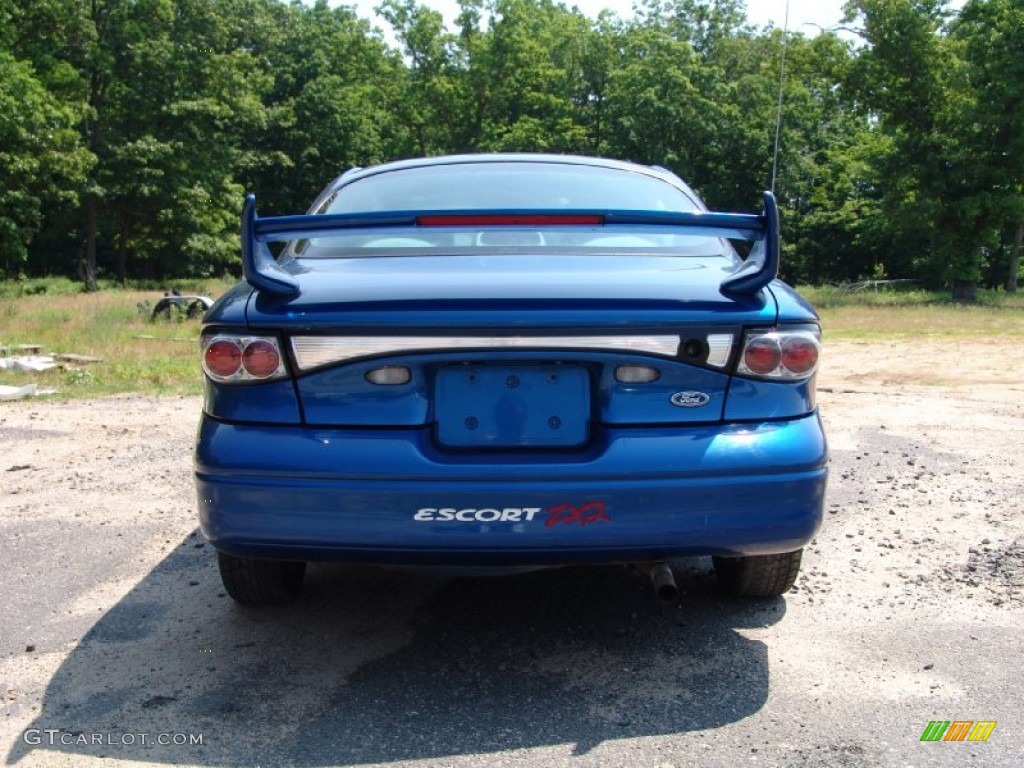 1998 Escort ZX2 Coupe - Atlantic Blue Metallic / Gray photo #6
