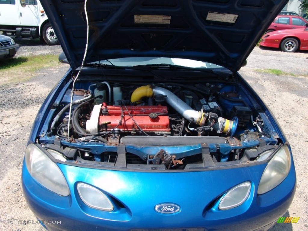 1998 Escort ZX2 Coupe - Atlantic Blue Metallic / Gray photo #9