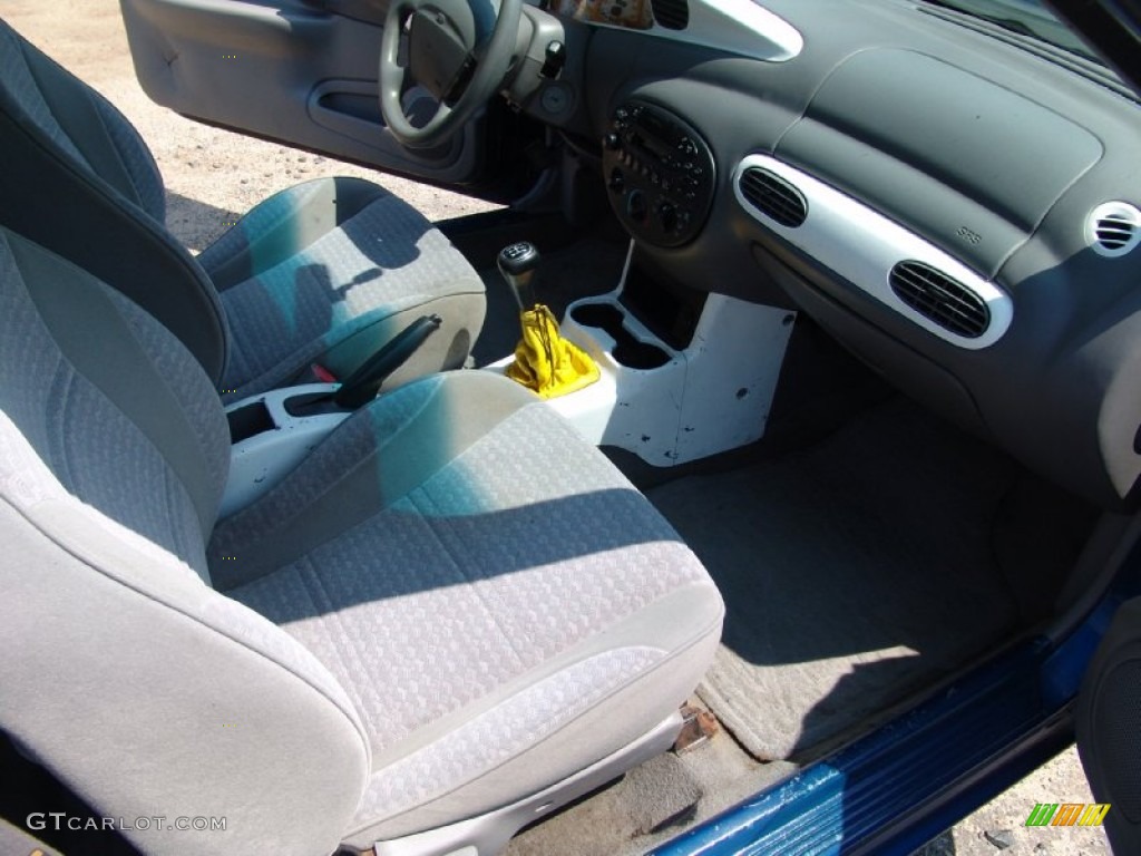 1998 Escort ZX2 Coupe - Atlantic Blue Metallic / Gray photo #14