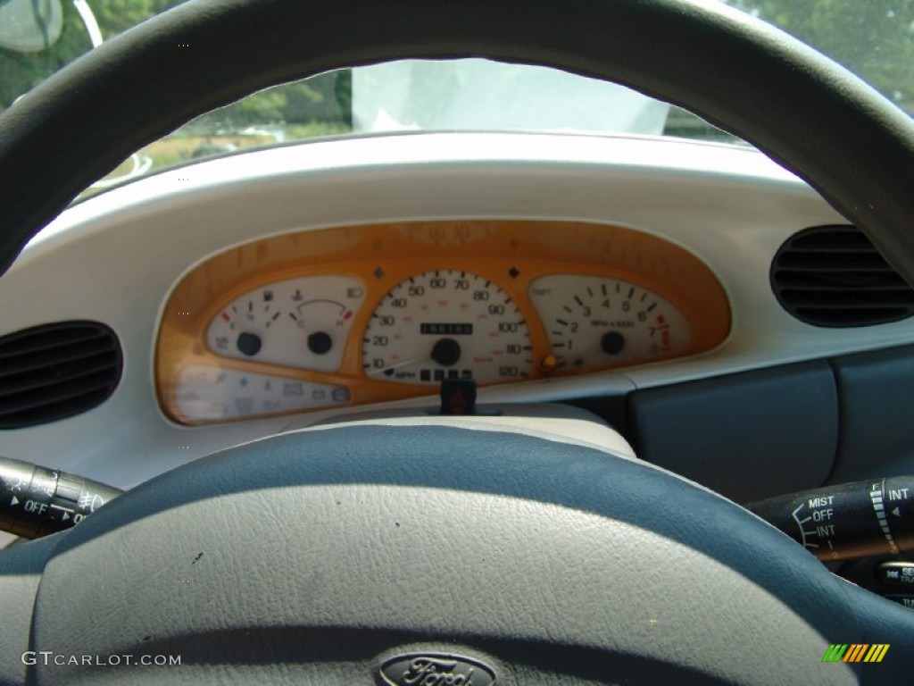 1998 Escort ZX2 Coupe - Atlantic Blue Metallic / Gray photo #16