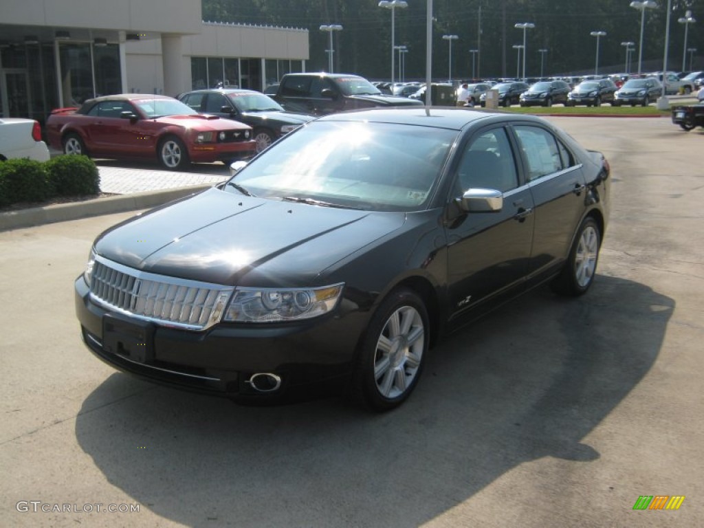 2008 MKZ Sedan - Black / Dark Charcoal photo #1