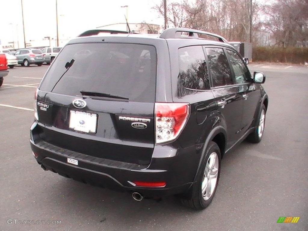 2009 Forester 2.5 X Limited - Obsidian Black Pearl / Platinum photo #4