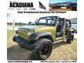 Rescue Green Metallic 2010 Jeep Wrangler Unlimited Sport 4x4