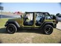 2010 Rescue Green Metallic Jeep Wrangler Unlimited Sport 4x4  photo #2