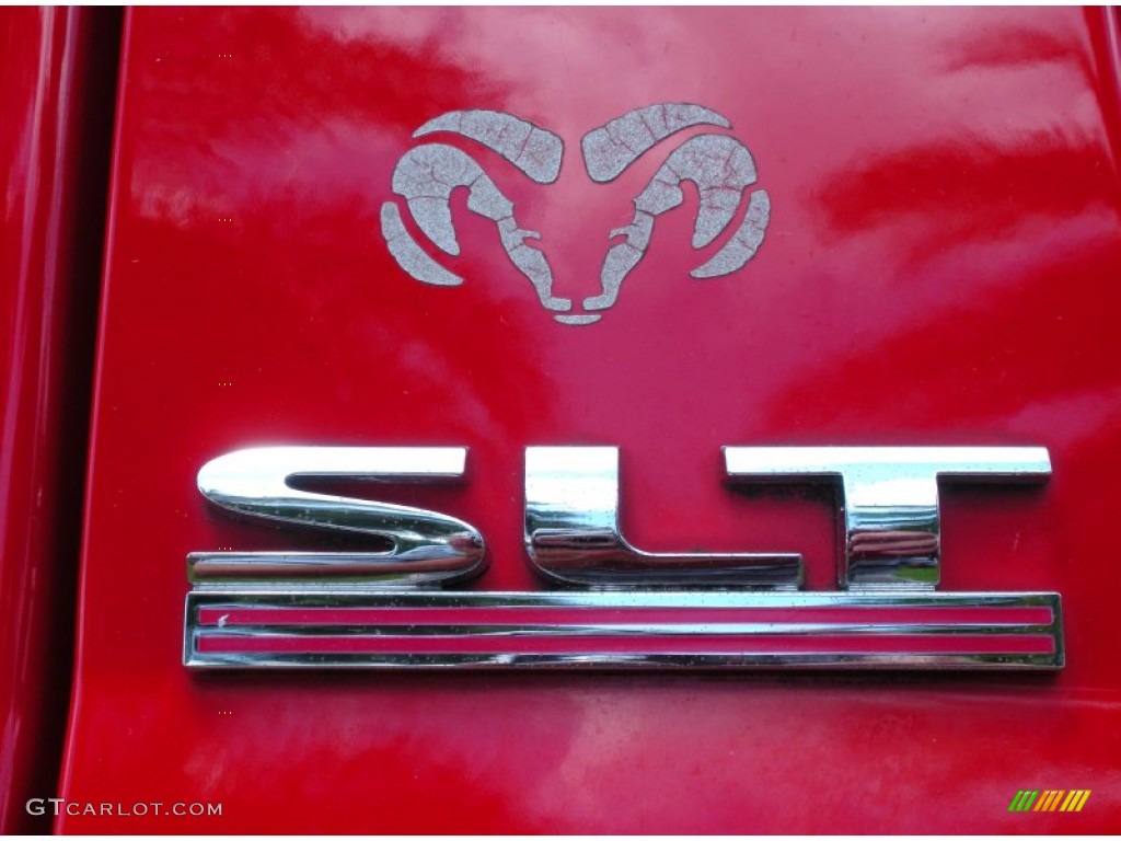2003 Ram 1500 SLT Quad Cab - Flame Red / Dark Slate Gray photo #10
