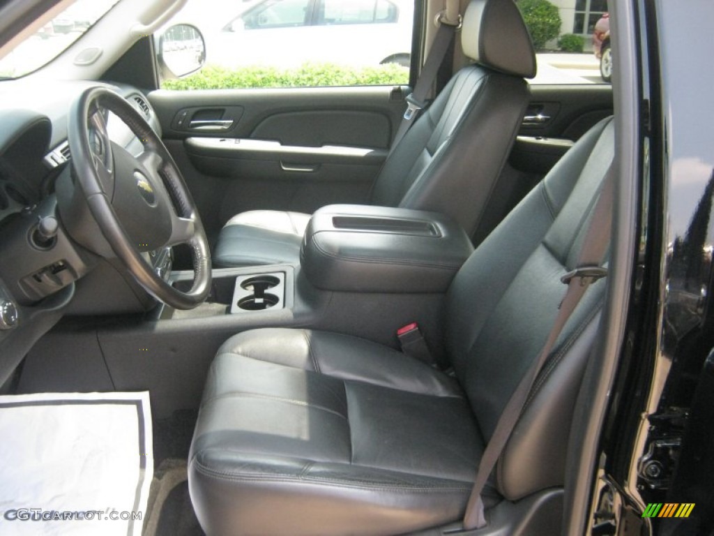 Ebony Interior 2008 Chevrolet Avalanche Z71 4x4 Photo #50294799