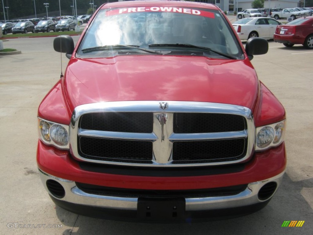 2005 Ram 1500 ST Regular Cab - Flame Red / Dark Slate Gray photo #8