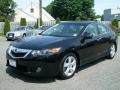 2010 Crystal Black Pearl Acura TSX Sedan  photo #7