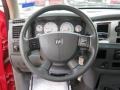 Medium Slate Gray 2007 Dodge Ram 3500 Lone Star Quad Cab Dually Steering Wheel