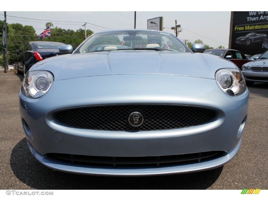 Frost Blue Metallic 2008 Jaguar XK XK8 Convertible Exterior Photo #50296050