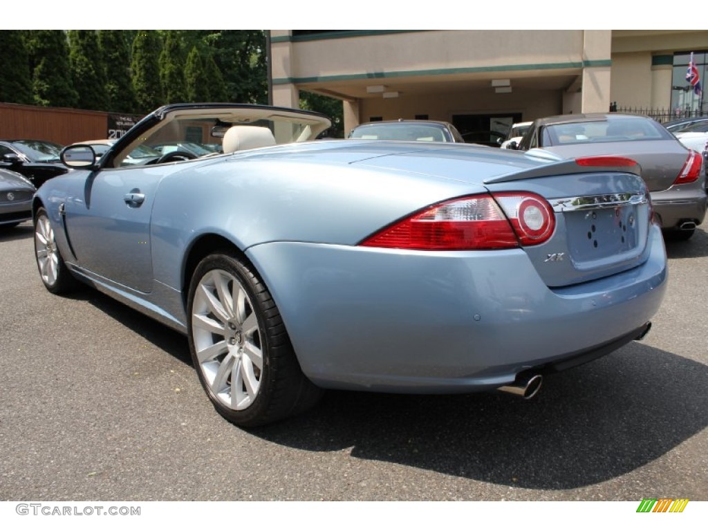 Frost Blue Metallic 2008 Jaguar XK XK8 Convertible Exterior Photo #50296098