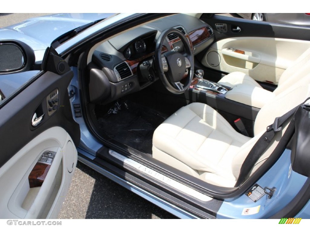 Ivory/Slate Interior 2008 Jaguar XK XK8 Convertible Photo #50296274