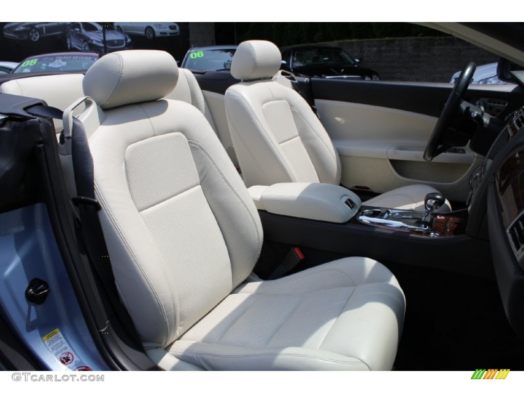 Ivory/Slate Interior 2008 Jaguar XK XK8 Convertible Photo #50296371