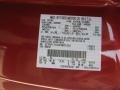  2003 F150 XL Regular Cab Toreador Red Metallic Color Code FL