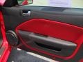 Red/Dark Charcoal 2006 Ford Mustang GT Premium Coupe Door Panel