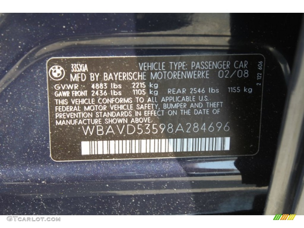 2008 3 Series 335xi Sedan - Monaco Blue Metallic / Beige photo #17