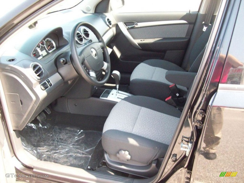 Charcoal Interior 2011 Chevrolet Aveo Aveo5 LT Photo #50299299