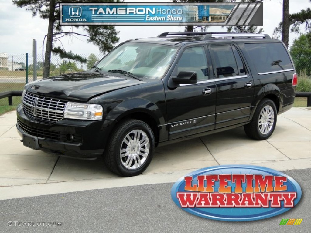 2008 Navigator L Limited Edition - Black / Stone/Charcoal Black photo #1