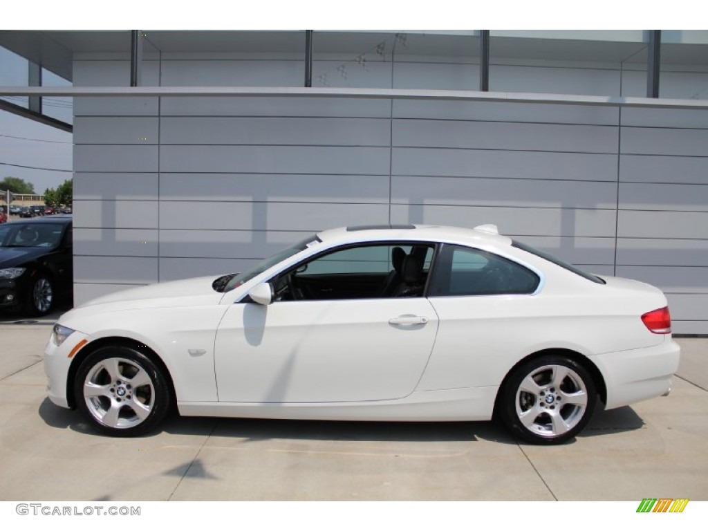 2008 3 Series 328xi Coupe - Alpine White / Black photo #3