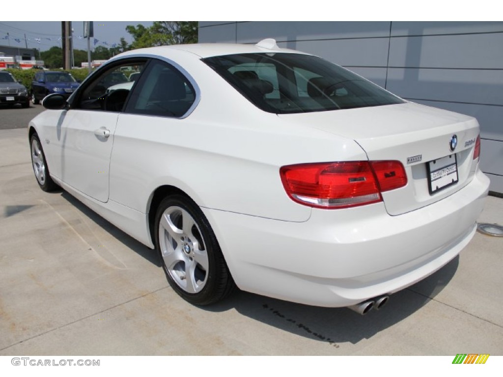 2008 3 Series 328xi Coupe - Alpine White / Black photo #4