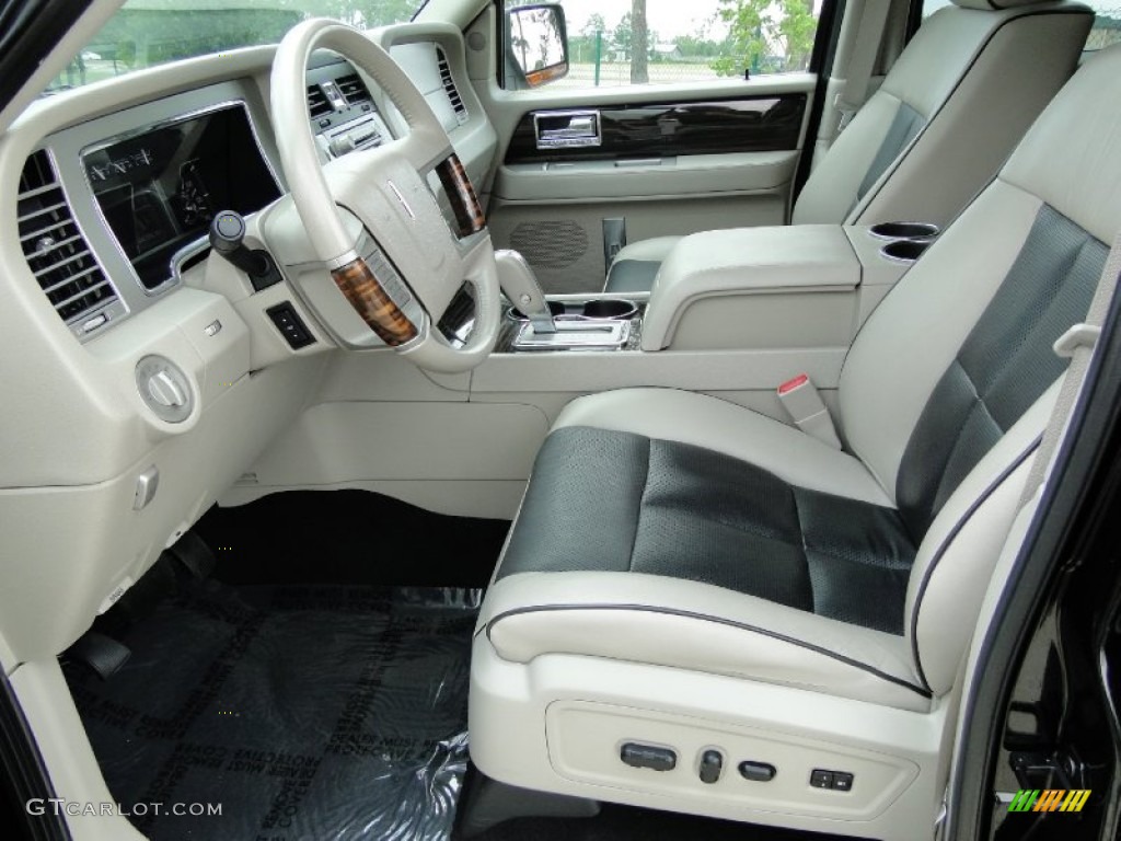 Stone/Charcoal Black Interior 2008 Lincoln Navigator L Limited Edition Photo #50299587
