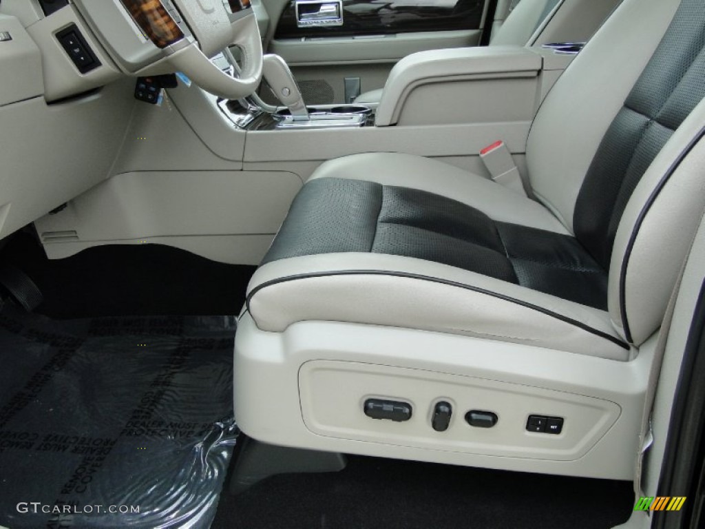 Stone/Charcoal Black Interior 2008 Lincoln Navigator L Limited Edition Photo #50299620
