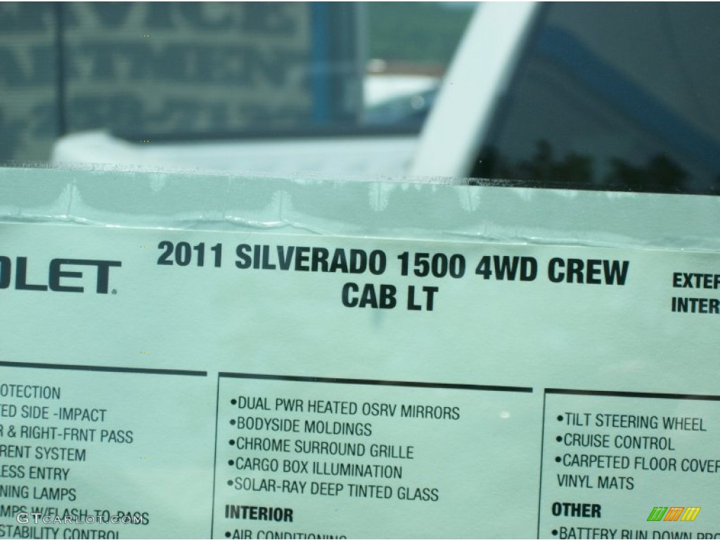 2011 Silverado 1500 LT Crew Cab 4x4 - Summit White / Ebony photo #41