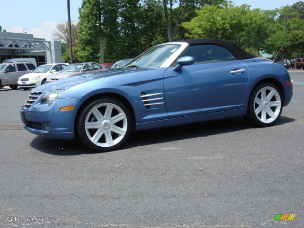 Aero Blue Pearlcoat 2005 Chrysler Crossfire Limited Roadster Exterior Photo #50300499