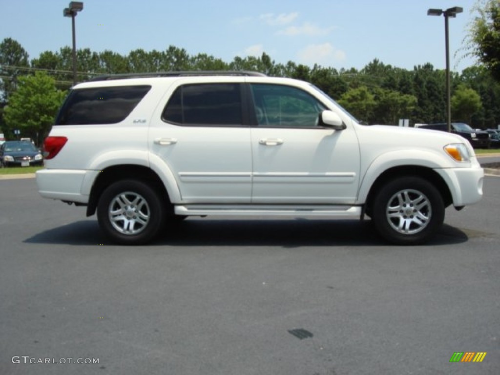 2007 Sequoia SR5 4WD - Natural White / Light Charcoal photo #6