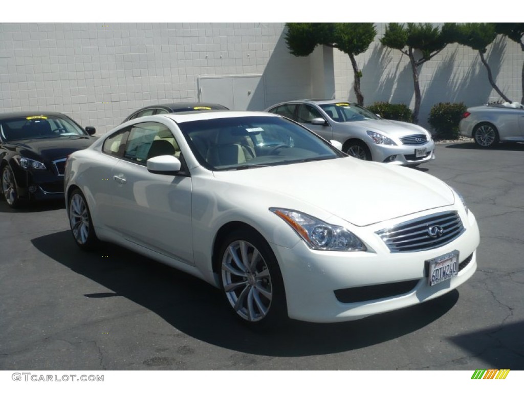 Ivory Pearl White 2008 Infiniti G 37 Journey Coupe Exterior Photo #50301525