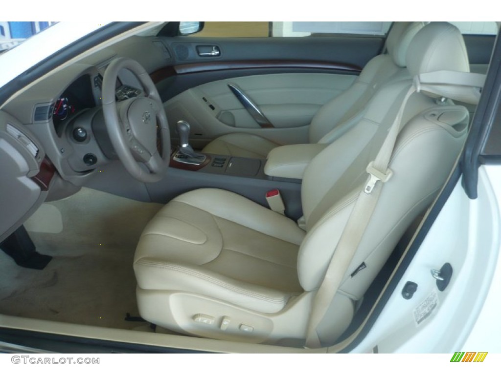 Wheat Interior 2008 Infiniti G 37 Journey Coupe Photo #50301717