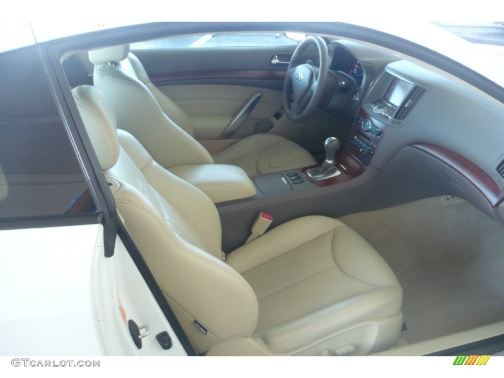 Wheat Interior 2008 Infiniti G 37 Journey Coupe Photo #50301774