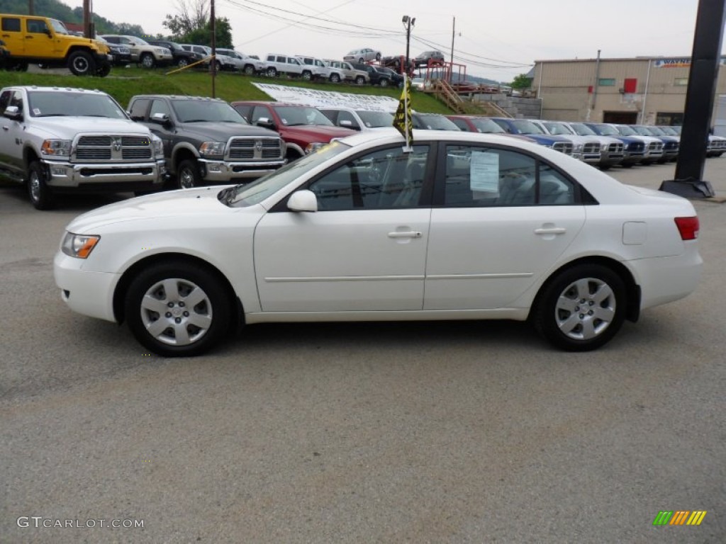 Powder White Pearl 2006 Hyundai Sonata GL Exterior Photo #50301804