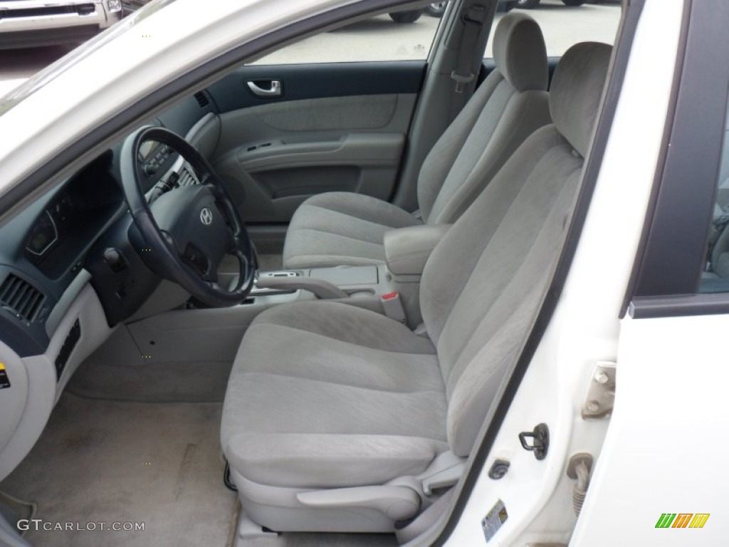 Gray Interior 2006 Hyundai Sonata Gl Photo 50301945