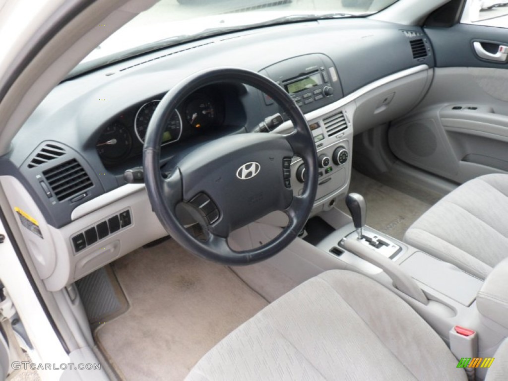 Gray Interior 2006 Hyundai Sonata Gl Photo 50301960