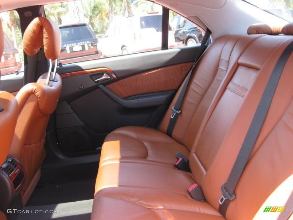 designo Cognac Interior 2001 Mercedes-Benz S 500 Sedan Photo #50301999