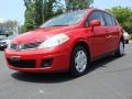 2007 Red Alert Nissan Versa S  photo #1