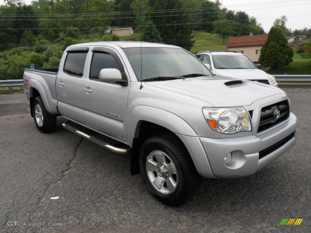 2008 Tacoma V6 TRD Sport Double Cab 4x4 - Silver Streak Mica / Graphite Gray photo #1