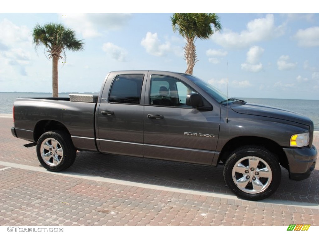 2002 Ram 1500 Sport Quad Cab 4x4 - Graphite Metallic / Dark Slate Gray photo #9